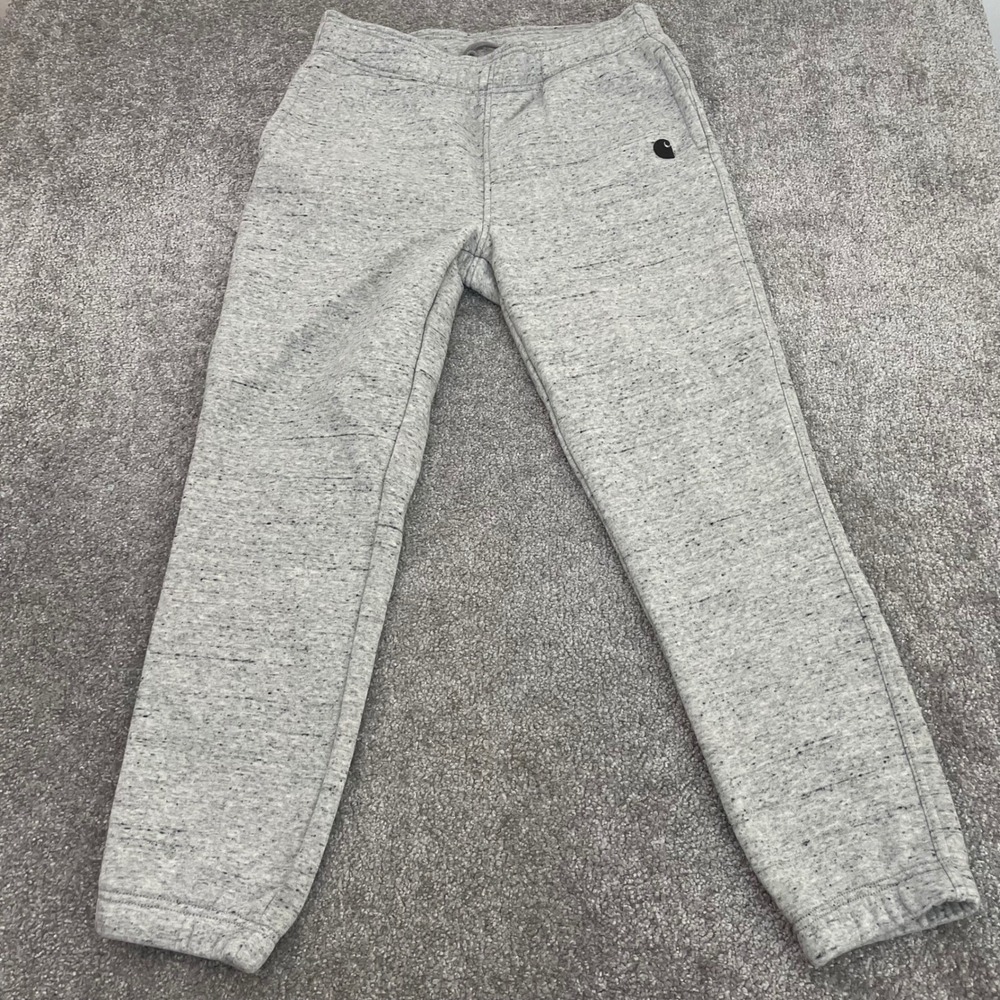 Carhartt Joggers Womens Medium 8 10 Relaxed Fit Sweatpants Fleece Gray